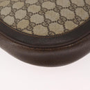 GUCCI GG Supreme Web Sherry Line Umhängetasche PVC Beige Gold Original 182476-16