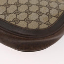 GUCCI GG Supreme Web Sherry Line Umhängetasche PVC Beige Gold Original 182476-17