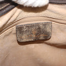 GUCCI GG Supreme Web Sherry Line Umhängetasche PVC Beige Gold Original 182476-19