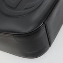 GUCCI Soho Hand Bag Patent leather Black Silver 007 0249 Auth 182478-11