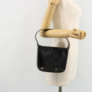 GUCCI Soho Hand Bag Patent leather Black Silver 007 0249 Auth 182478-20
