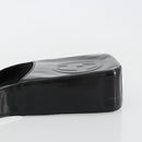 GUCCI Soho Hand Bag Patent leather Black Silver 007 0249 Auth 182478-5