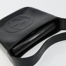 GUCCI Soho Hand Bag Patent leather Black Silver 007 0249 Auth 182478-6