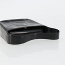 GUCCI Soho Hand Bag Patent leather Black Silver 007 0249 Auth 182478-7