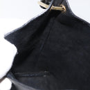 GUCCI Bamboo Hand Bag Leather Black Gold 001 2113 1880 Auth 182479-17