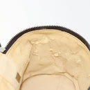 FENDI Zucca Canvas Vanity Handtasche Schwarz Braun Auth 182483-19