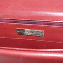 CARTIER Must Line Schoudertas Leer Bordeaux Goud Origineel 182486-15