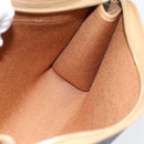 Christian Dior Honingraat Canvas Clutch Tas PVC Zwart Goud Auth 182487-12