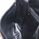 CELINE Shoulder Bag Leather Black Gold Auth 182488-18