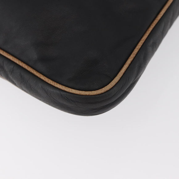 LOEWE Anagram Clutch Bag Leder Schwarz Original 182494