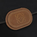 LOEWE Anagram Clutch Bag Leder Schwarz Original 182494-8