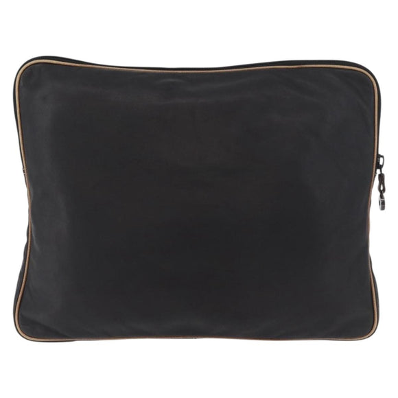 LOEWE Anagram Clutch Bag Leder Schwarz Original 182494