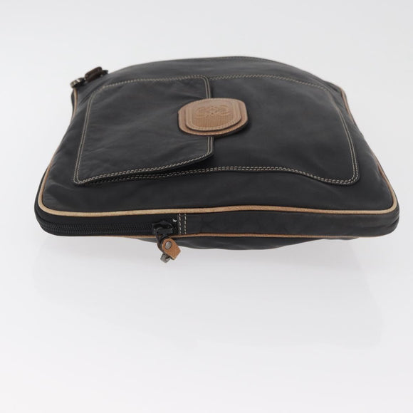 LOEWE Anagram Clutch Bag Leder Schwarz Original 182494