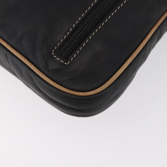 LOEWE Anagram Clutch Bag Leder Schwarz Original 182494