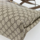 GUCCI GG Supreme Web Sherry Line Tas PVC Beige Rood Groen 39 02 091 Auth 182498-12