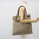 GUCCI GG Supreme Web Sherry Line Tas PVC Beige Rood Groen 39 02 091 Auth 182498-21