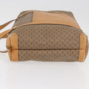 GUCCI Micro GG Supreme Handtas PVC Beige Goud Auth 182499-5