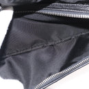 PRADA Handtas Nylon Zwart Zilver Auth 182500V-26