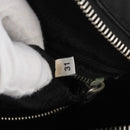 PRADA Handtas Nylon Zwart Zilver Auth 182500V-9