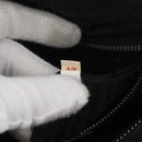 PRADA Handtas Nylon Zwart Zilver Auth 182500V-10