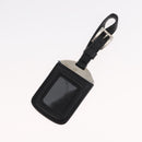 PRADA Handtas Nylon Zwart Zilver Auth 182500V-11
