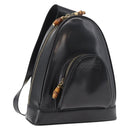 GUCCI Bamboe Body Bag Lakleer Bruin Goud 003 3444 0127 Auth 182503-1