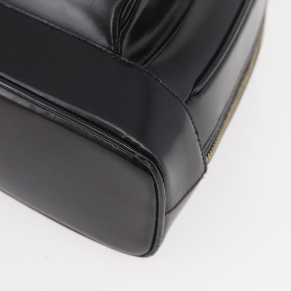 GUCCI Bamboe Body Bag Lakleer Bruin Goud 003 3444 0127 Auth 182503