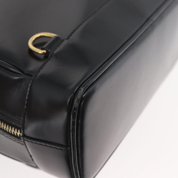 GUCCI Bamboe Body Bag Lakleer Bruin Goud 003 3444 0127 Auth 182503
