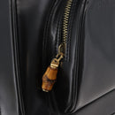 GUCCI Bamboe Body Bag Lakleer Bruin Goud 003 3444 0127 Auth 182503-17