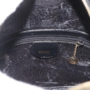 GUCCI Bamboe Body Bag Lakleer Bruin Goud 003 3444 0127 Auth 182503-11