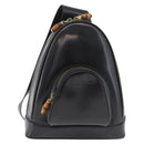 GUCCI Bamboe Body Bag Lakleer Bruin Goud 003 3444 0127 Auth 182503-13