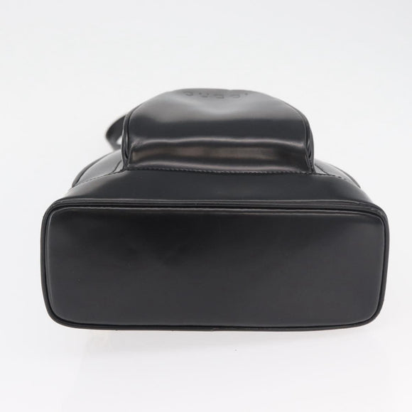 GUCCI Bamboe Body Bag Lakleer Bruin Goud 003 3444 0127 Auth 182503
