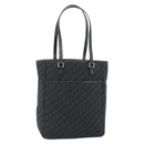 Christian Dior Trotter Canvas Shoulder Bag Black Silver Auth 182504A-1