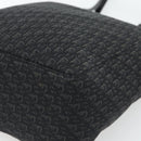 Christian Dior Trotter Canvas Shoulder Bag Black Silver Auth 182504A-10