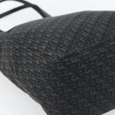 Christian Dior Trotter Canvas Shoulder Bag Black Silver Auth 182504A-11