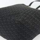 Christian Dior Trotter Canvas Shoulder Bag Black Silver Auth 182504A-12
