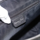 Christian Dior Trotter Canvas Shoulder Bag Black Silver Auth 182504A-14