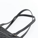 Christian Dior Trotter Canvas Shoulder Bag Black Silver Auth 182504A-8
