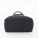 Christian Dior Trotter Canvas Shoulder Bag Black Silver Auth 182504A-9