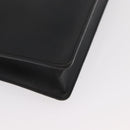 CARTIER Business Bag Leather Black Silver Auth 182506-15