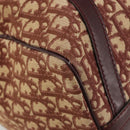 Christian Dior Trotter Canvas Boston Bag Beige Gold Auth 182507-16