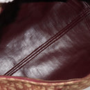 Christian Dior Trotter Canvas Boston Bag Beige Gold Auth 182507-10