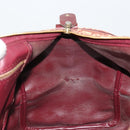 Christian Dior Trotter Canvas Boston Bag Beige Gold Auth 182507-18
