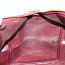 Christian Dior Trotter Canvas Boston Bag Beige Gold Auth 182507-19