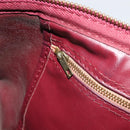 Christian Dior Trotter Canvas Boston Bag Beige Gold Auth 182507-20
