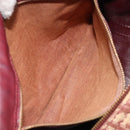 Christian Dior Trotter Canvas Boston Bag Beige Gold Auth 182507-11