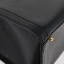 GUCCI Bamboo Hand Bag Leather Black Gold 002 1186 0260 Auth 182511-9