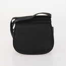 FENDI Zucchino Canvas Bag Coated Canvas 2 Set Black Beige Auth 182517-10