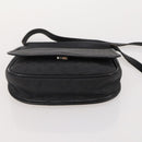 FENDI Zucchino Canvas Bag Coated Canvas 2 Set Black Beige Auth 182517-14