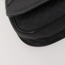FENDI Zucchino Canvas Bag Coated Canvas 2 Set Black Beige Auth 182517-15